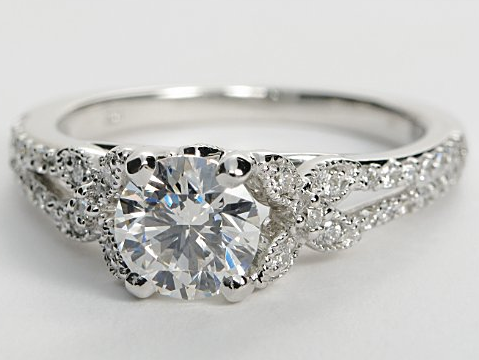 White gold engagement ring designs