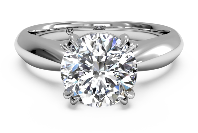 18kt White Gold Solitaire Engagement Ring